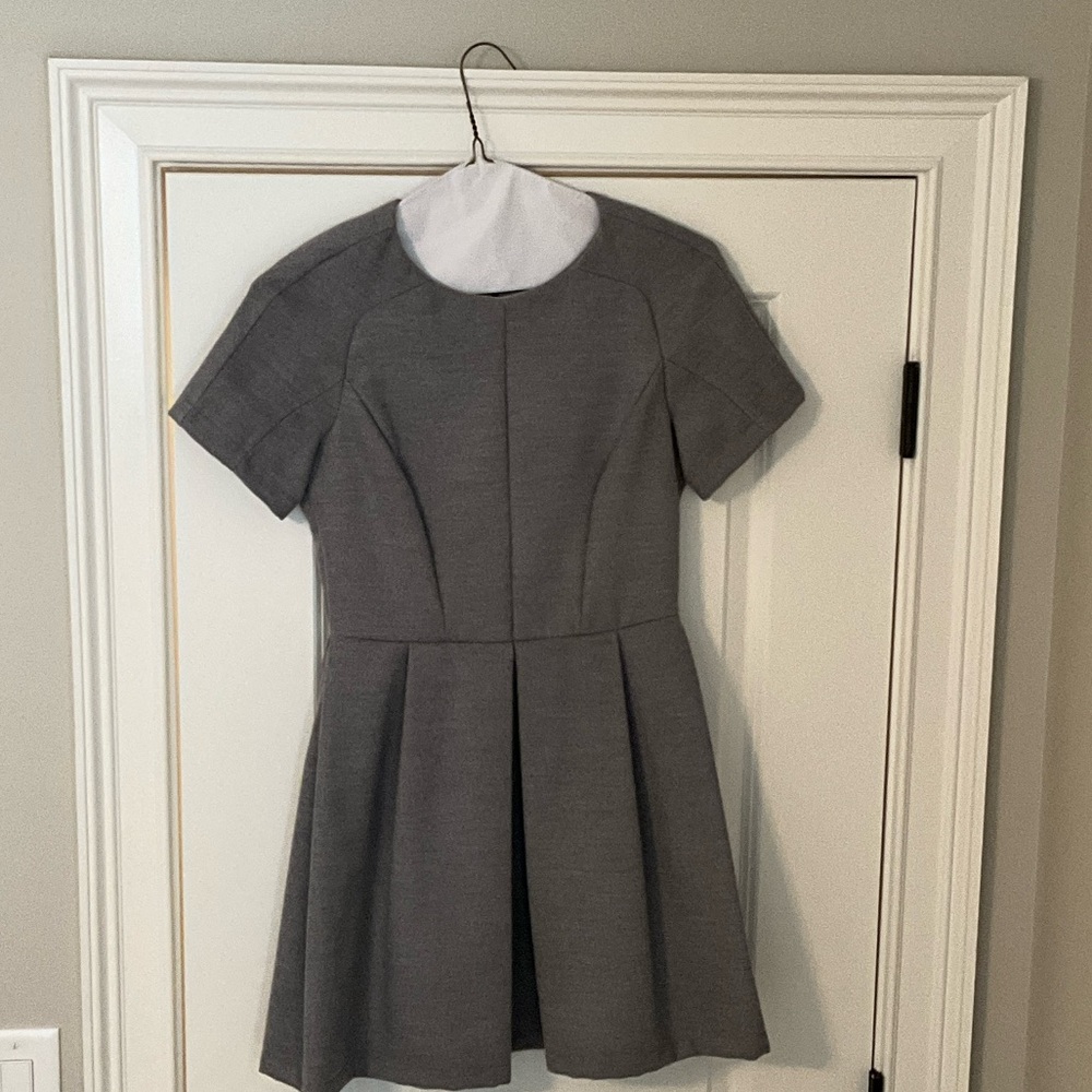 Topshop Gray Mini Dress